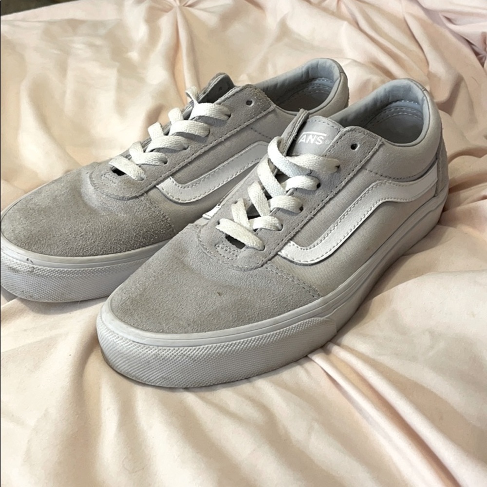 Light gray Vans